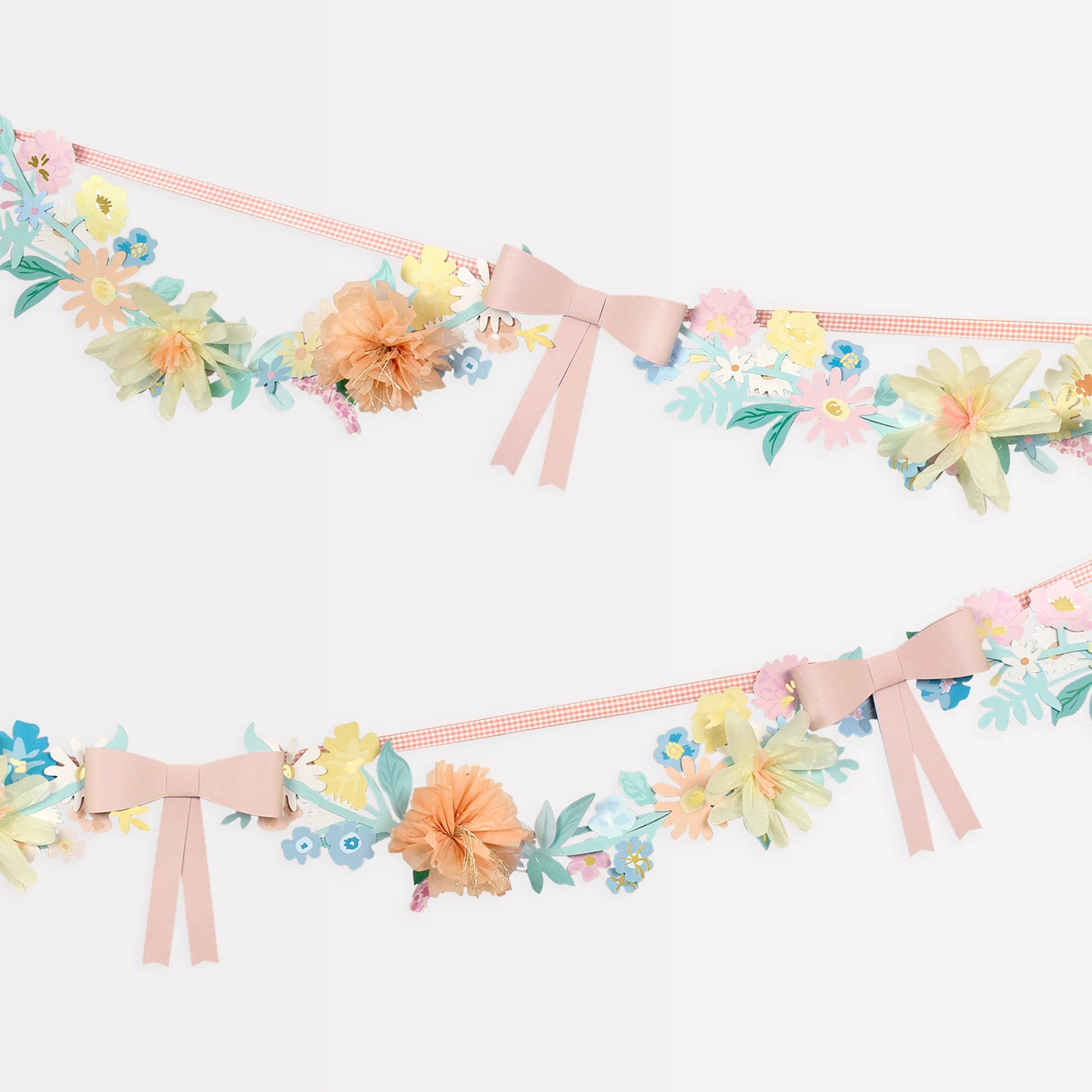 Flower & Bow Party Garland
