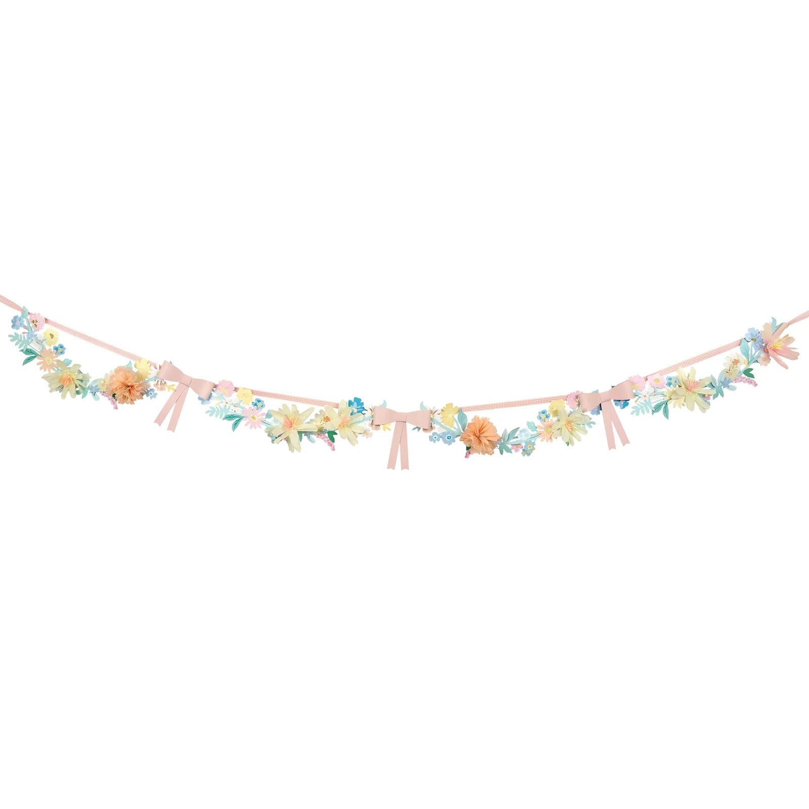 Flower & Bow Party Garland