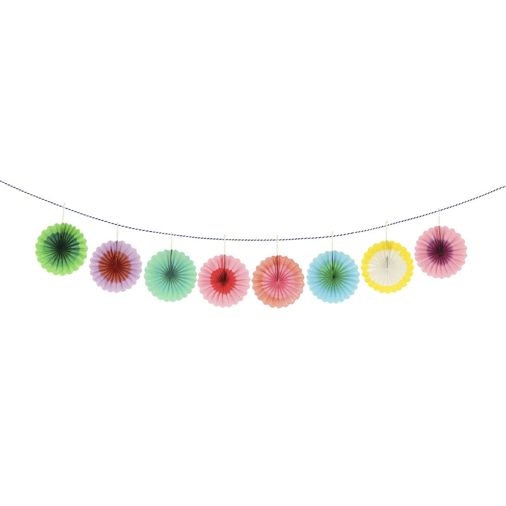 Mini Fan Paper Party Garland
