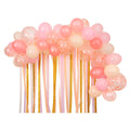 Pink Balloon & Streamer Garland