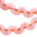 Pink Honeycomb Fan Party Garland