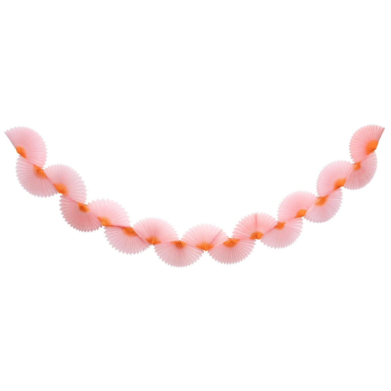 Pink Honeycomb Fan Party Garland