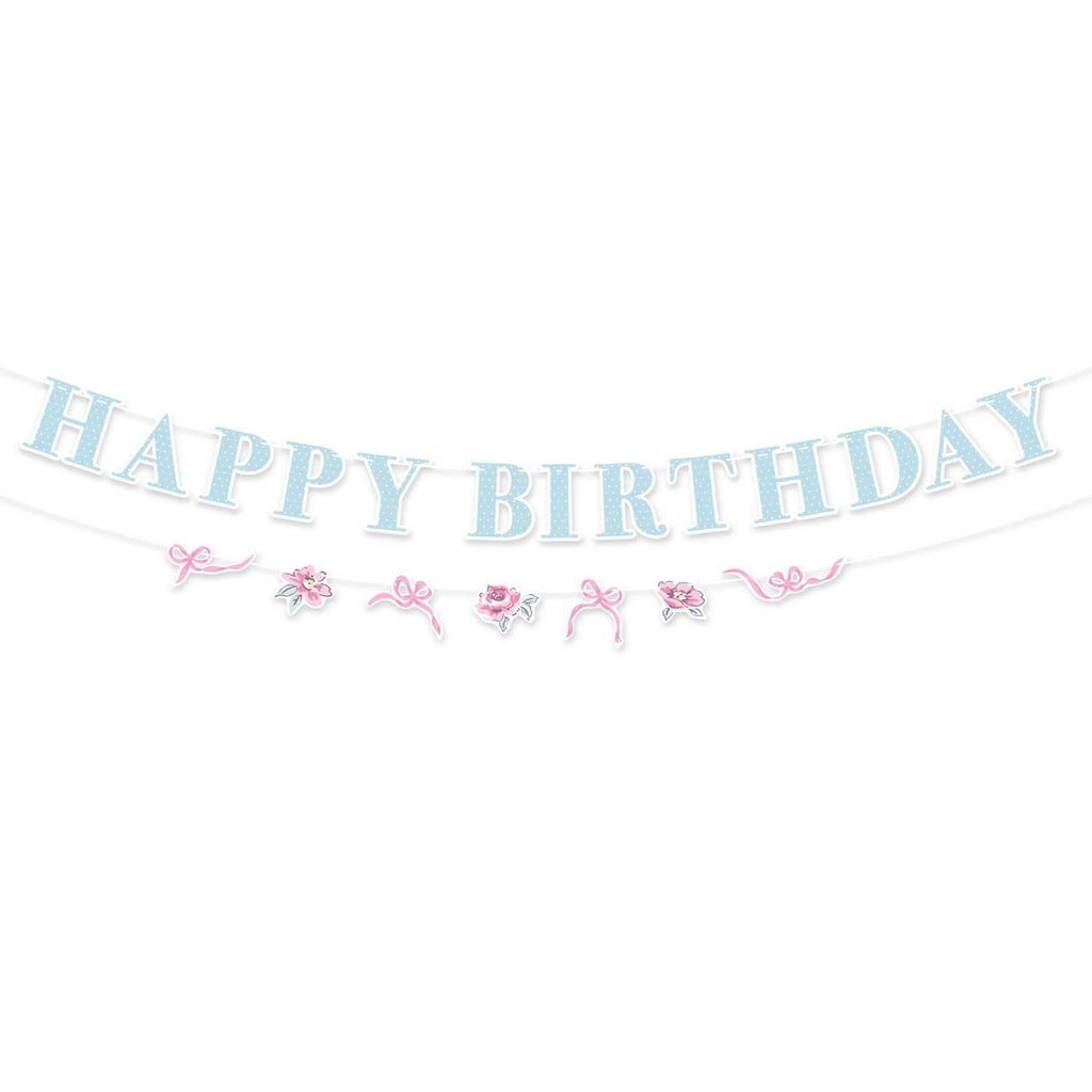 Ribbon and Rose Banner