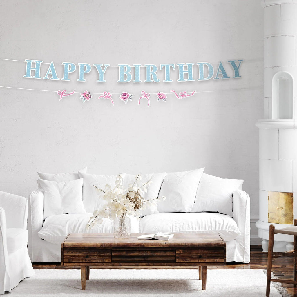 Ribbon and Rose Banner