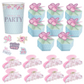Ribbon and Rose Favor Kit for 8 Guests