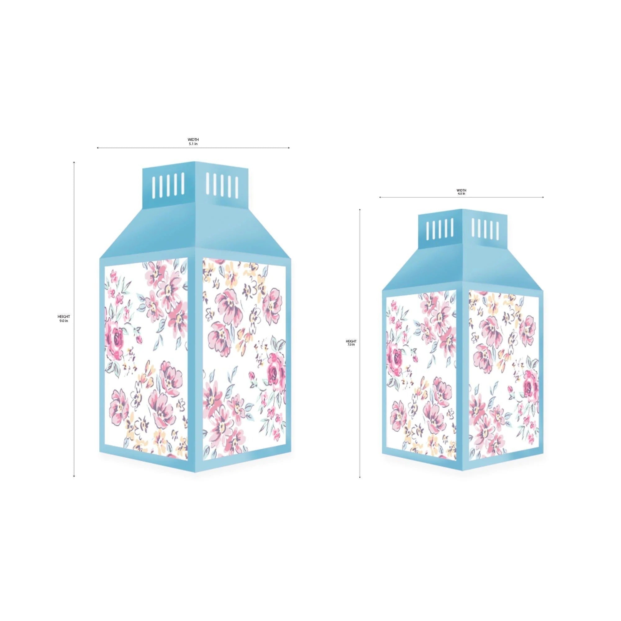 Ribbon and Rose Hanging Lantern Kit